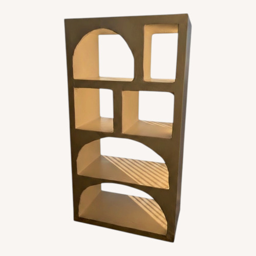 Used Vintage/Antique White Wood Bookcase for sale on AptDeco