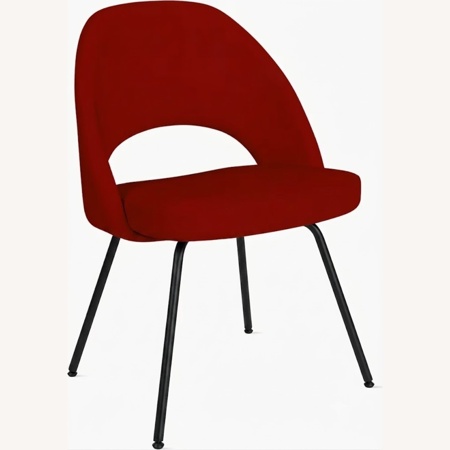 Knoll Saarinen Executive Side Chair - Red Leather - image-4