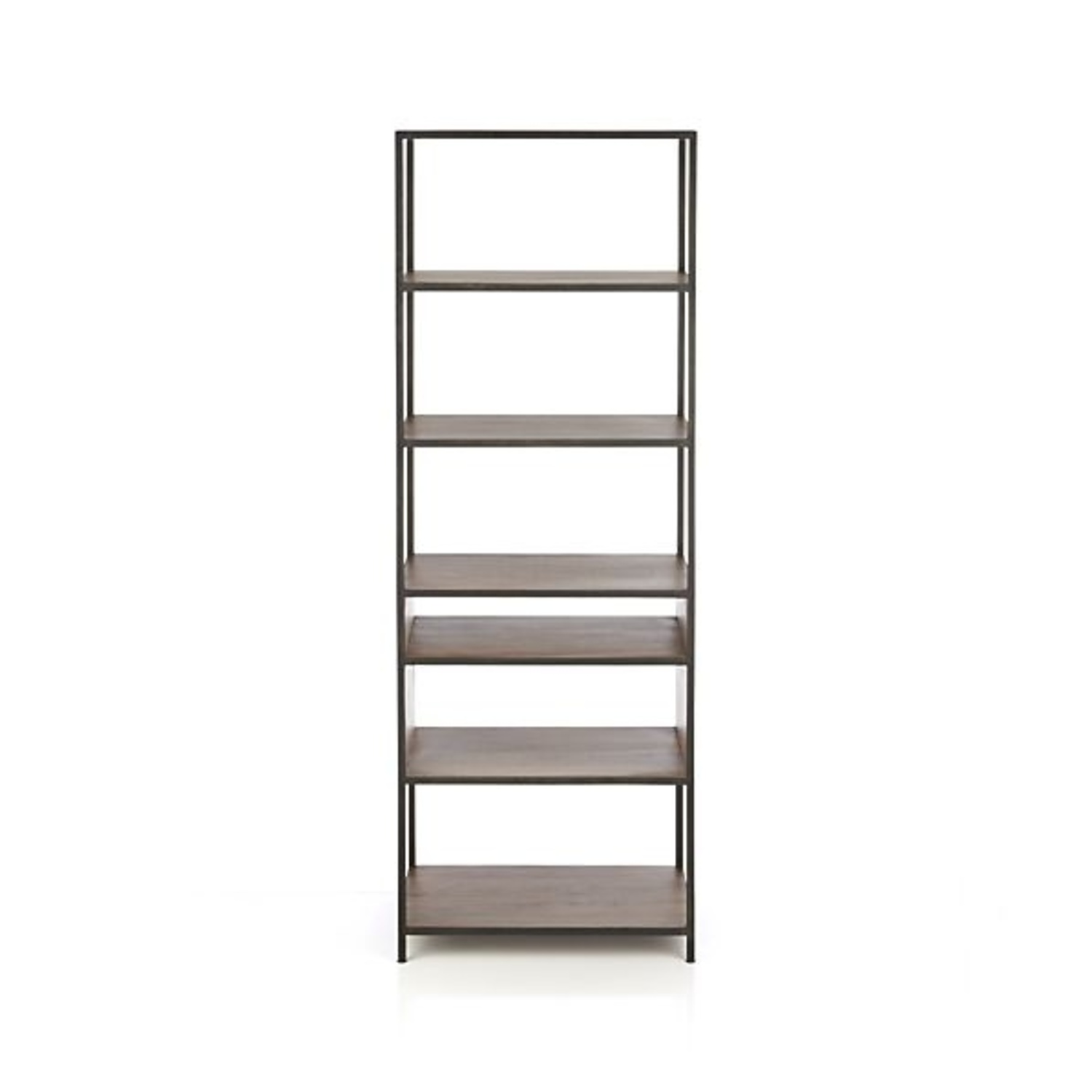 Knox Dark Brown Wood Bookcase - image-9