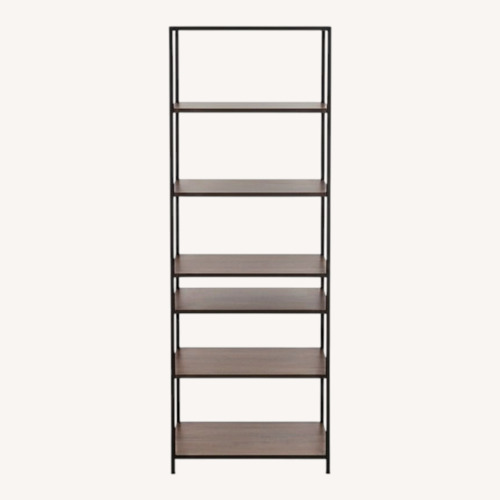 Used Knox Dark Brown Wood Bookcase for sale on AptDeco