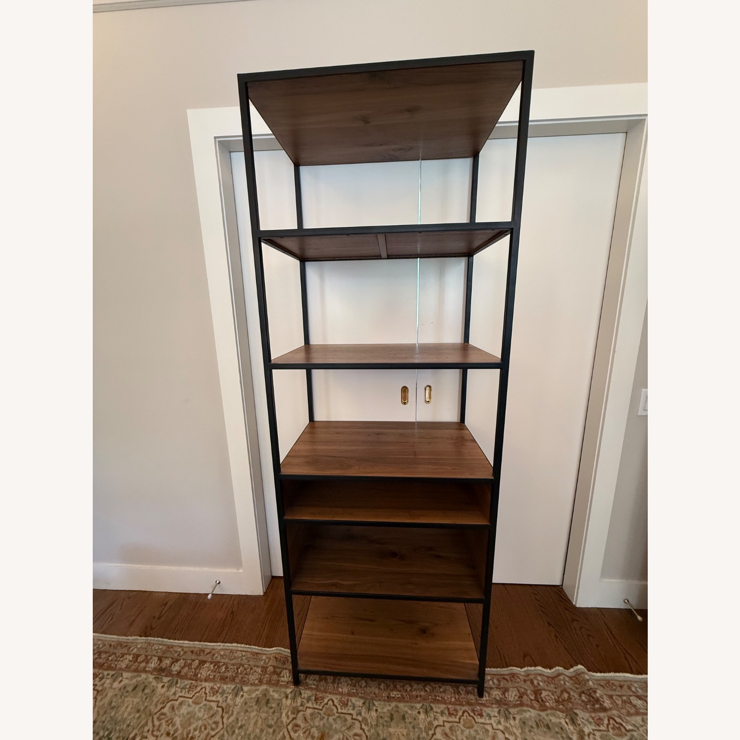 Knox Dark Brown Wood Bookcase - image-3