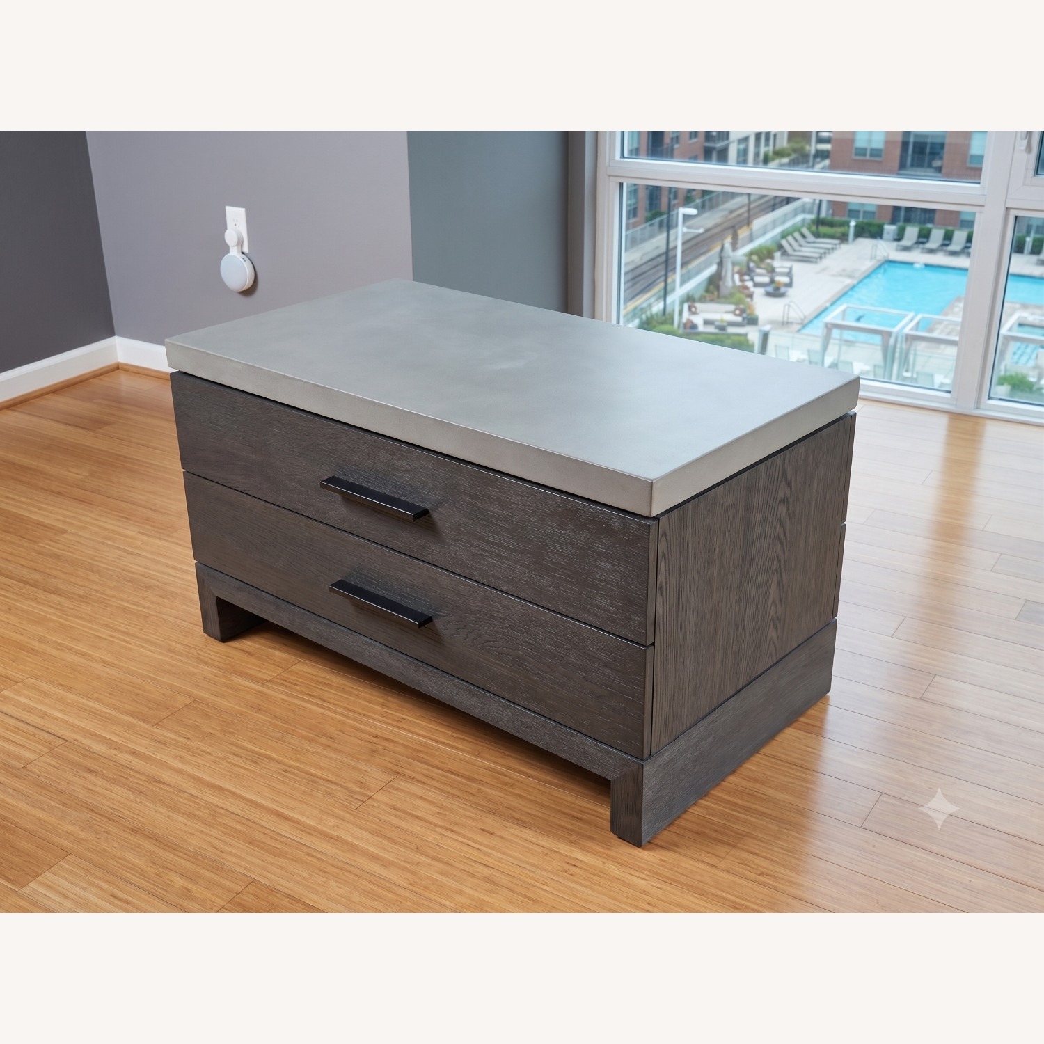 Restoration Hardware Meade Dark Brown Wood Side Tables - image-2