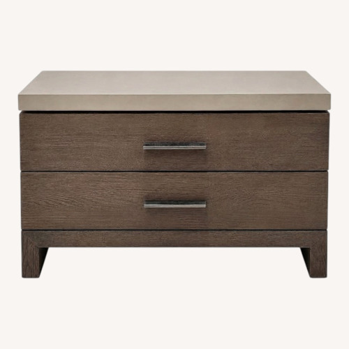 Used Restoration Hardware Meade Dark Brown Wood Side Tables for sale on AptDeco