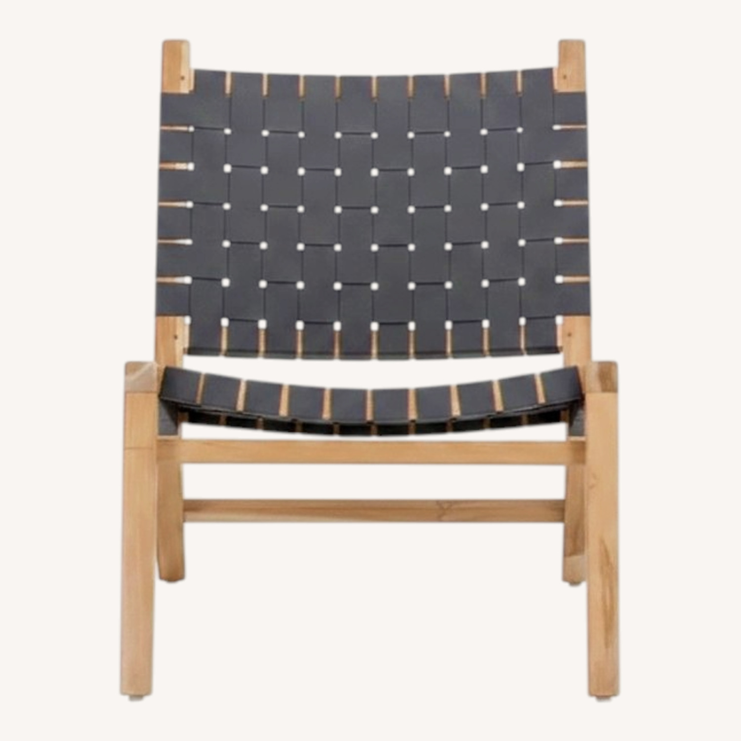 From The Source Black Wood Accent Chair - image-0