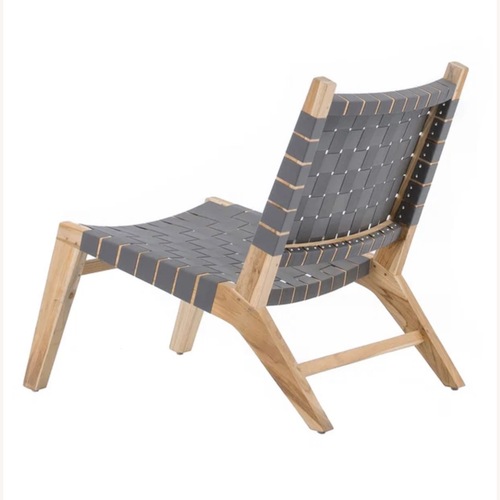 Used From The Source Black Wood Accent Chair for sale on AptDeco