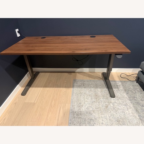 Used Light Brown Wood Desk for sale on AptDeco