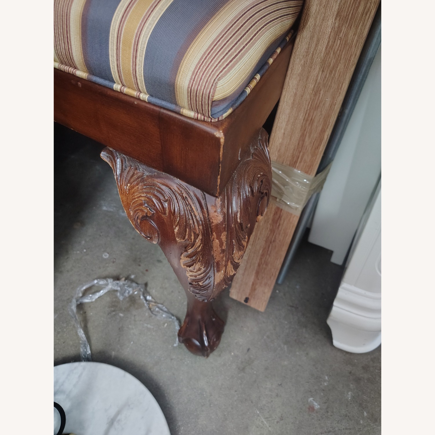 Ethan Allen Dark Brown Wood Dining Set - image-4
