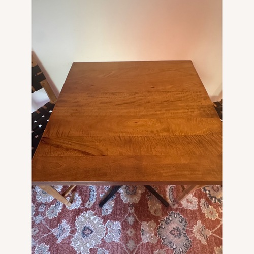 Used From The Source Natural Wood Dining Table for sale on AptDeco