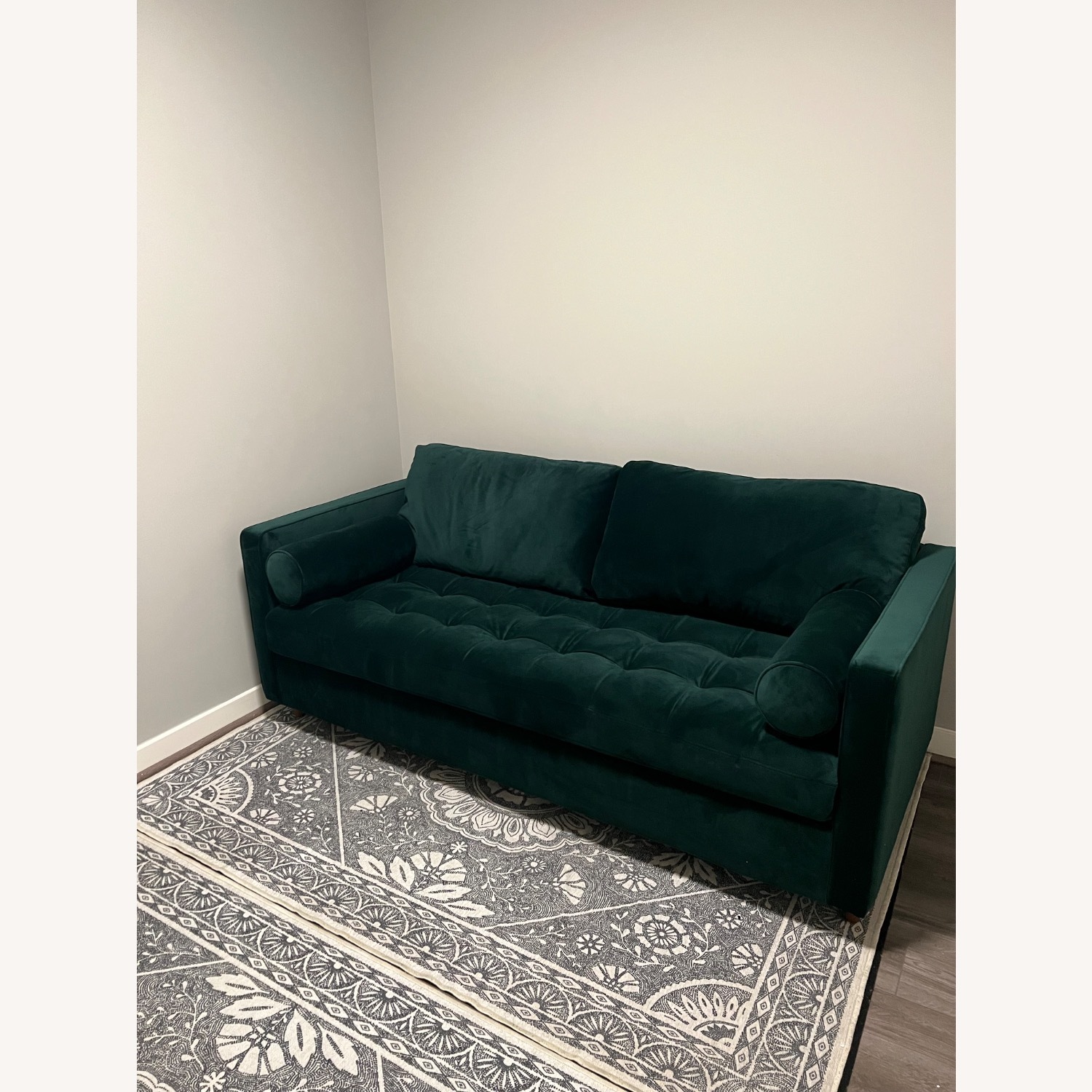 Joybird Briar Green Velvet Briar Sleeper Sofa - image-5