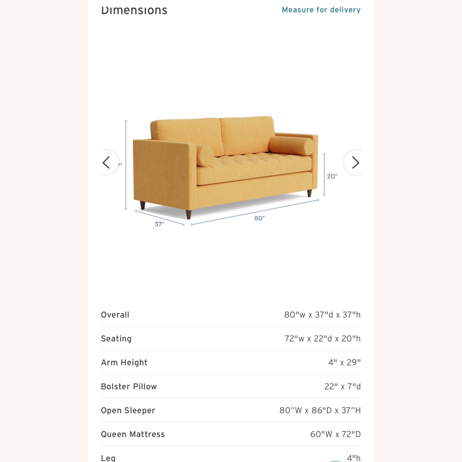 Joybird Briar Green Velvet Briar Sleeper Sofa - image-6
