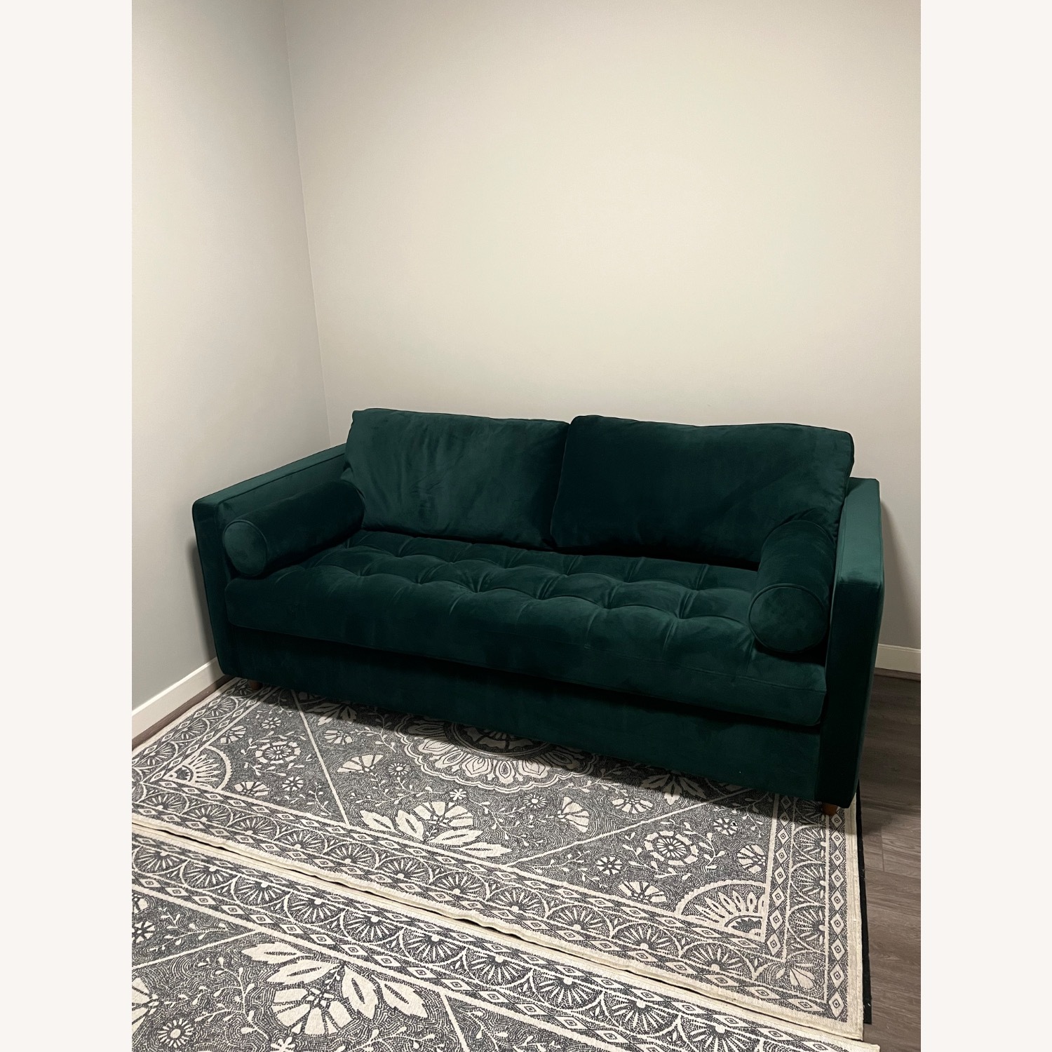 Joybird Briar Green Velvet Briar Sleeper Sofa - image-2