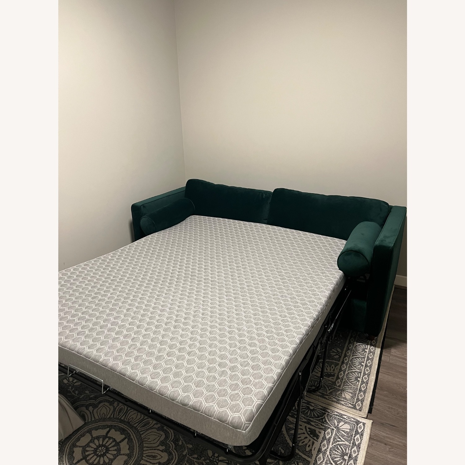 Joybird Briar Green Velvet Briar Sleeper Sofa - image-3