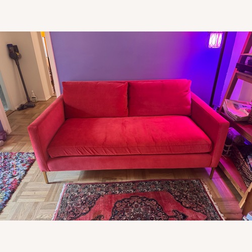 Used ABC Carpet and Home Red 2 Seater Sofa for sale on AptDeco