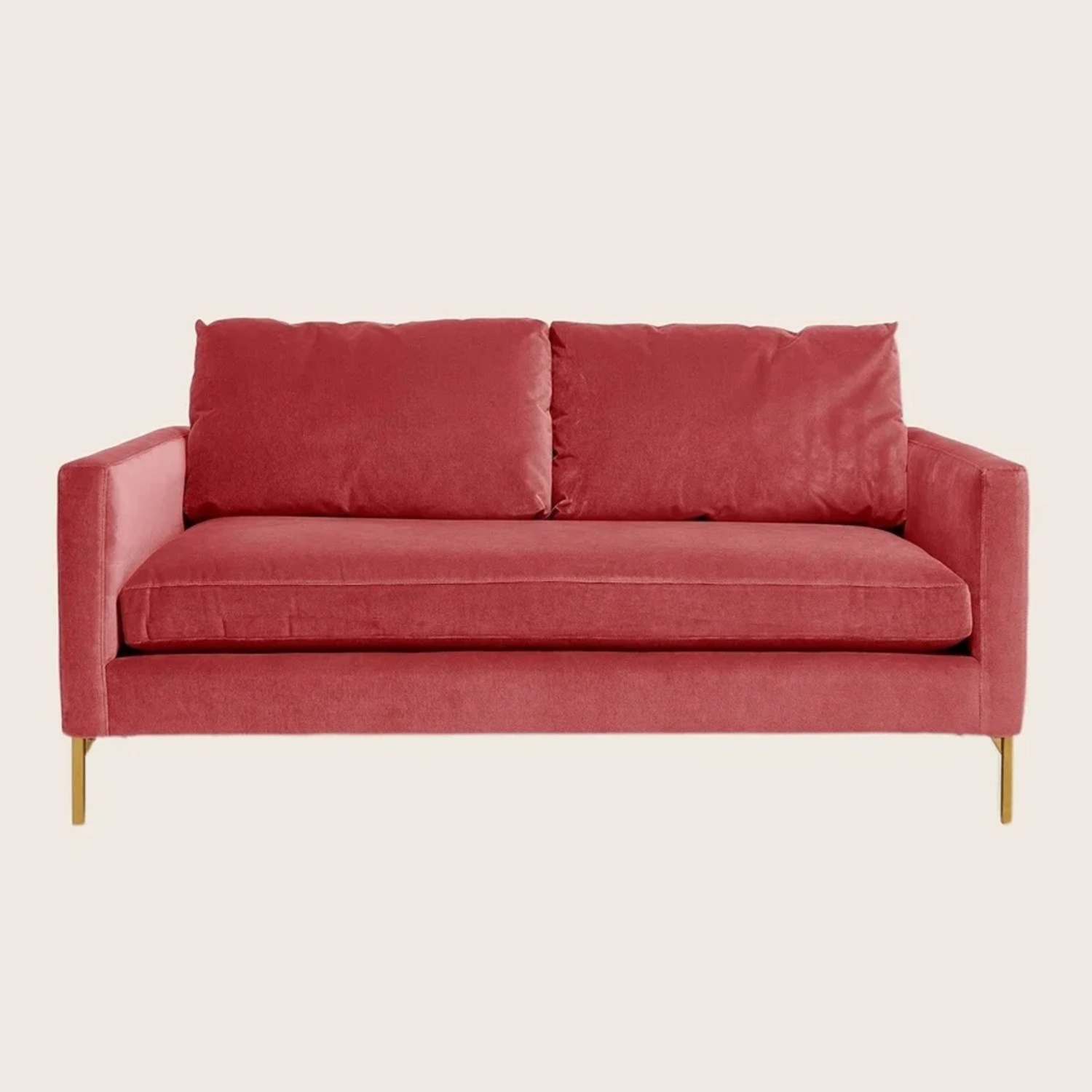ABC Carpet and Home Red 2 Seater Sofa - image-10