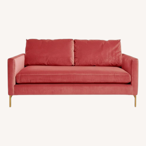 Used ABC Carpet and Home Red 2 Seater Sofa for sale on AptDeco