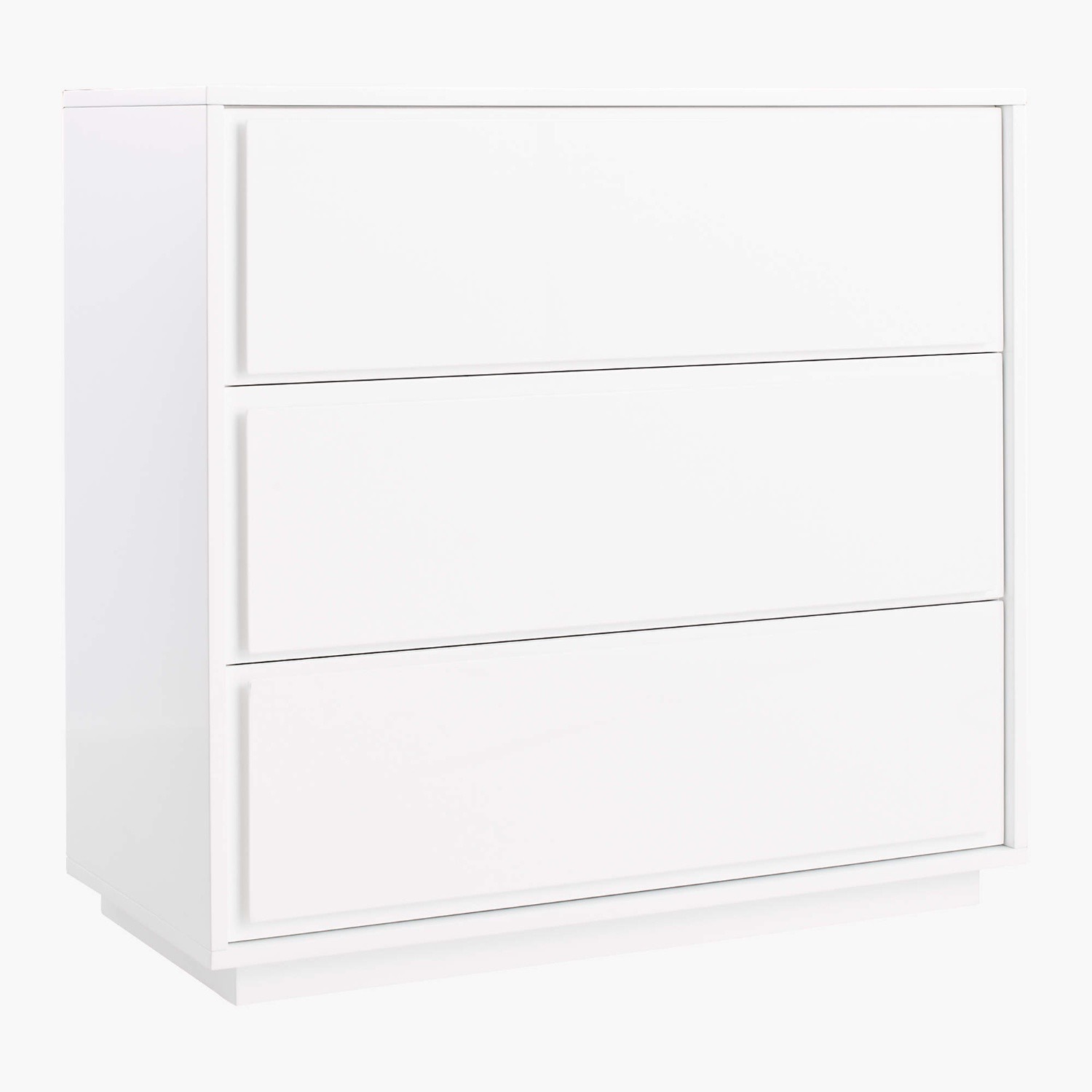 CB2 Gallery 3-Drawer White Dresser - image-4