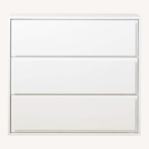 Used CB2 Gallery 3-Drawer White Dresser for sale on AptDeco