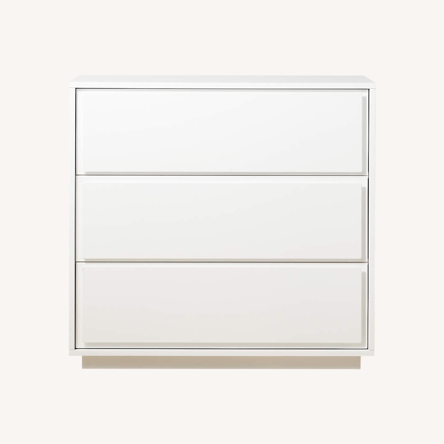 CB2 Gallery 3-Drawer White Dresser - image-5