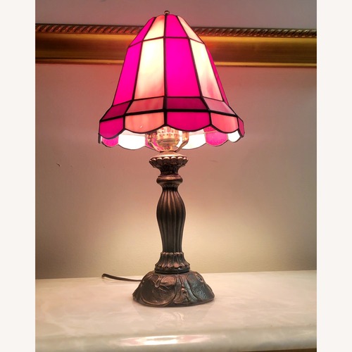 Used Vintage/Antique Tiffany Style Table Lam for sale on AptDeco