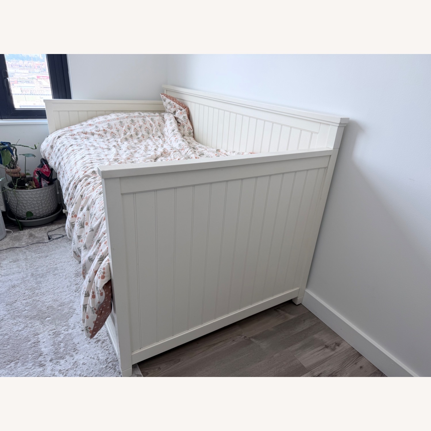 Pottery Barn Kids White Wood Daybed - image-1
