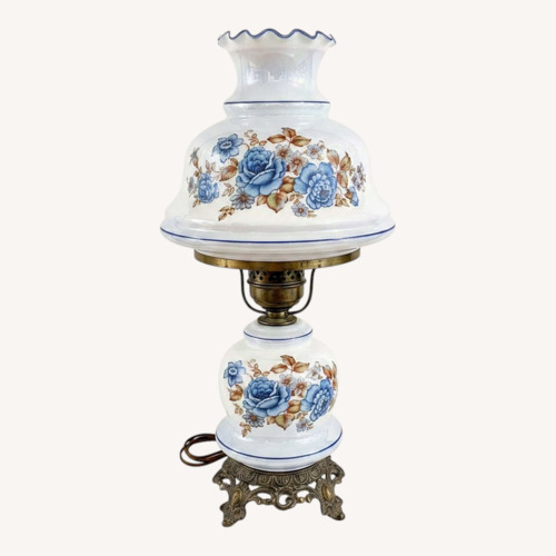 Used Vintage/Antique White Table Lamp for sale on AptDeco