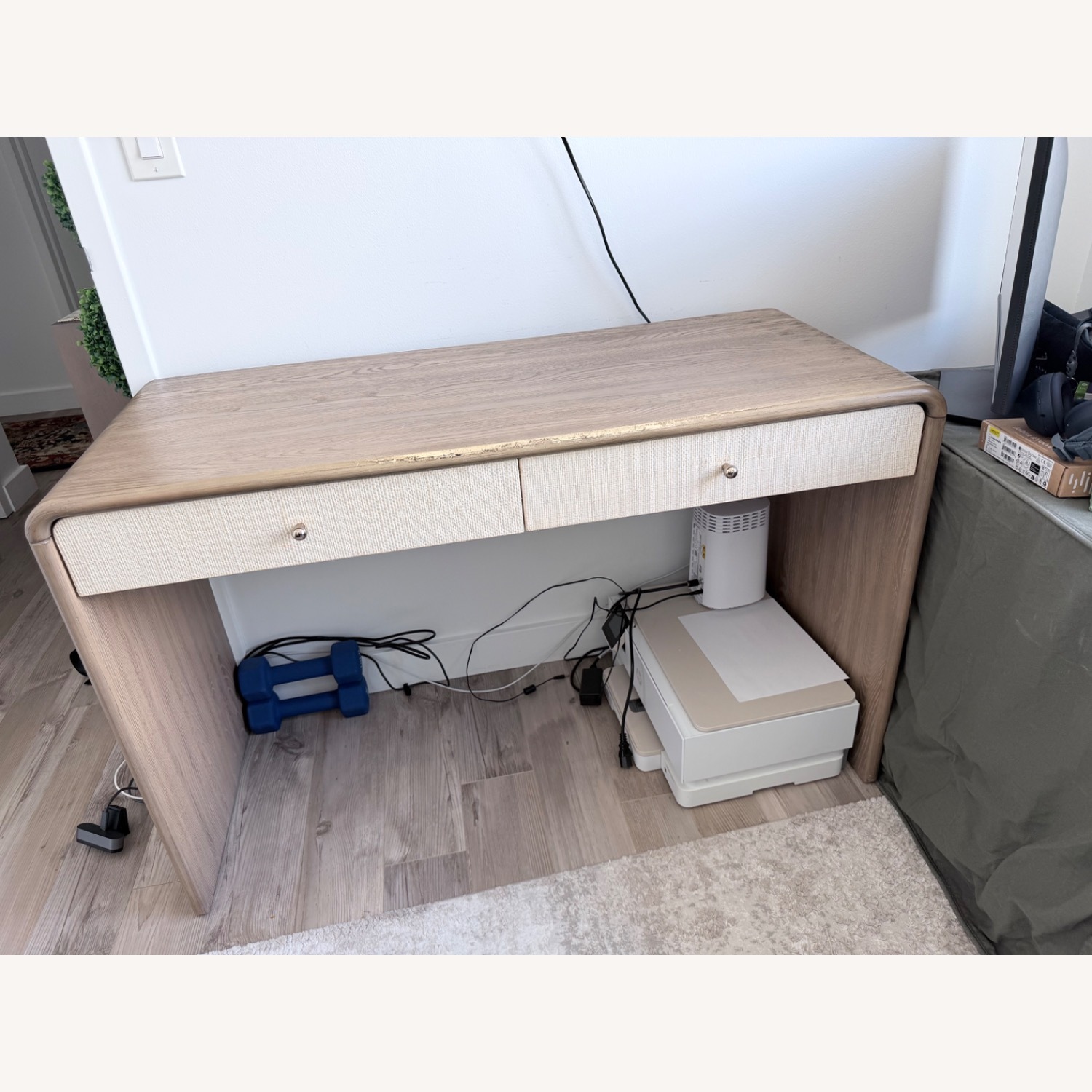 West Elm Waterfall Desk - image-2