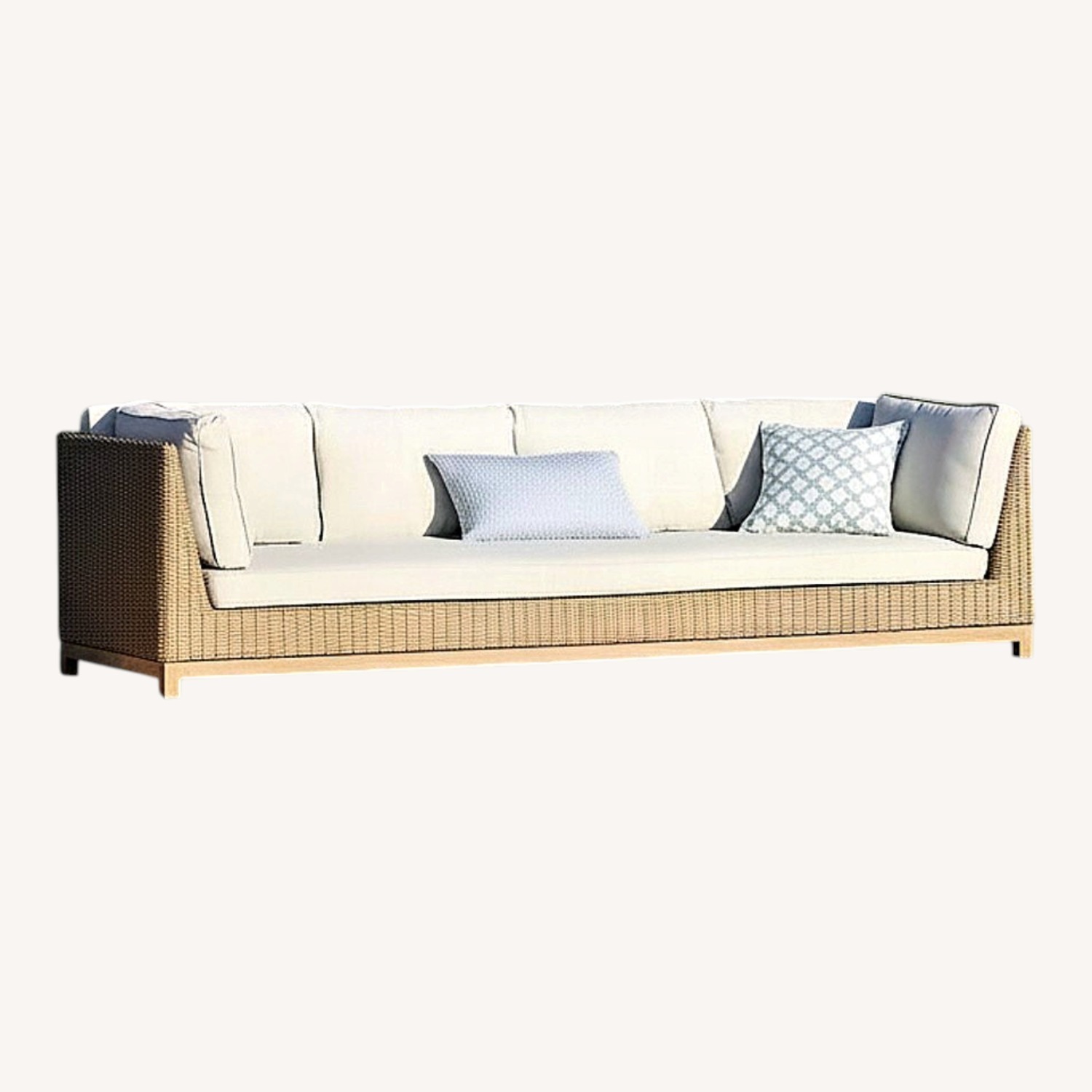 Anthropologie Natural Rattan Patio Furniture - image-2