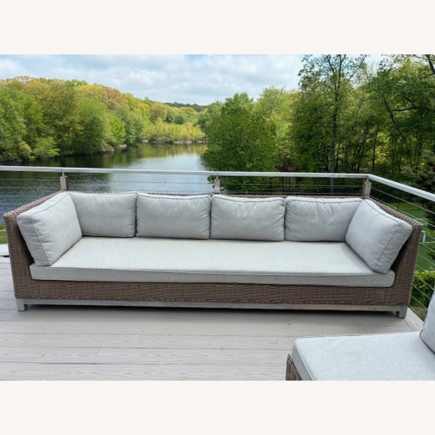 Anthropologie Natural Rattan Patio Furniture - image-3