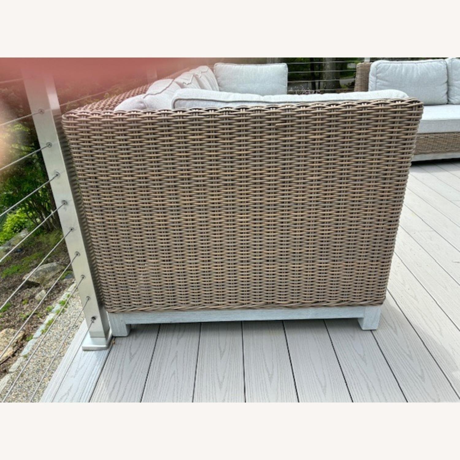 Anthropologie Natural Rattan Patio Furniture - image-4