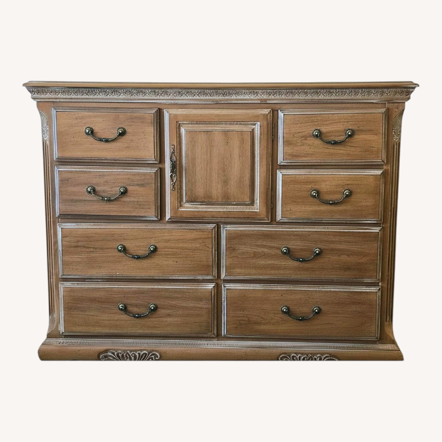 Lexington Furniture Light Brown Wood Dresser like new - image-0