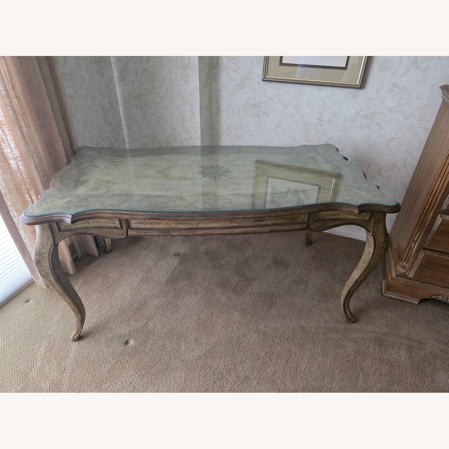 Hooker Furniture Corporation Dark Brown Wood Desk  - image-2