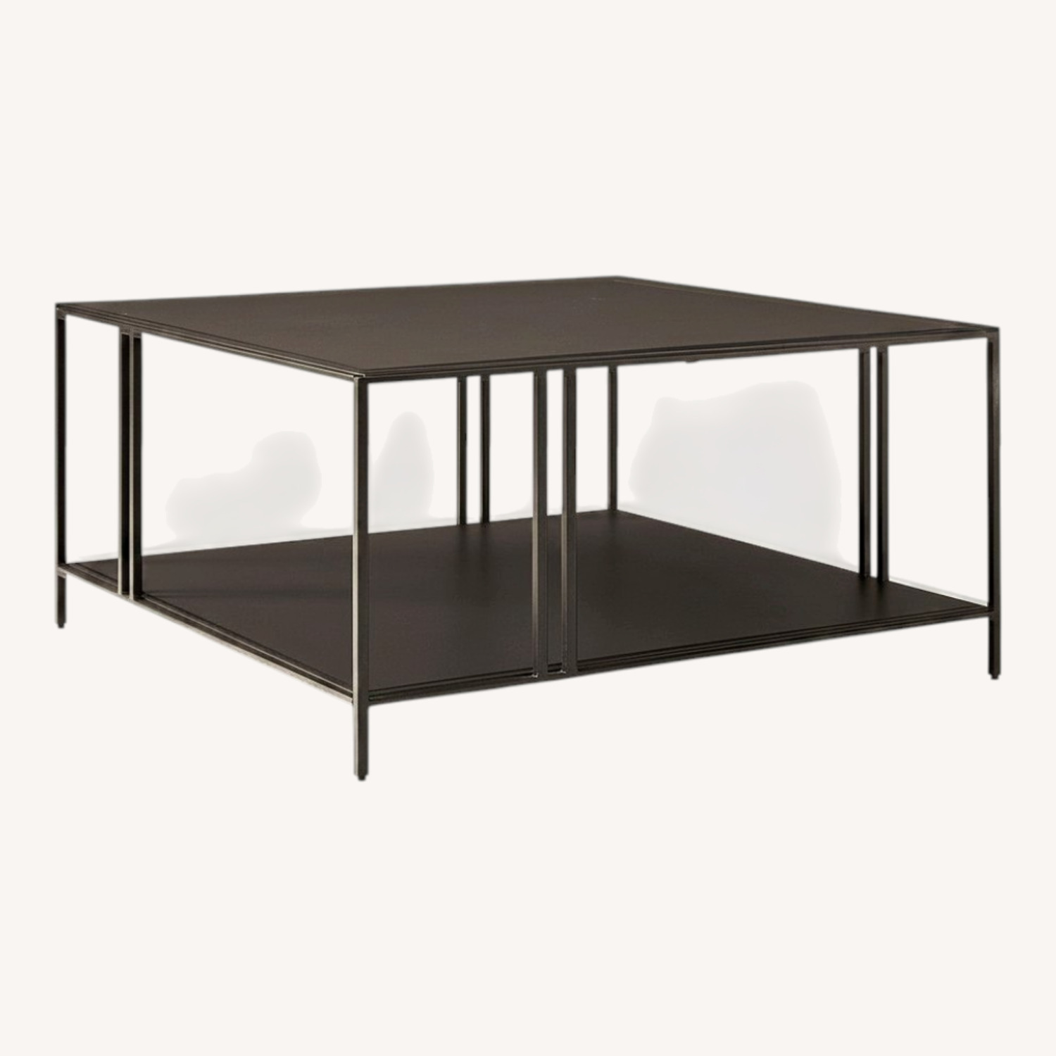 West Elm Black Profile Coffee Table (34") - image-0