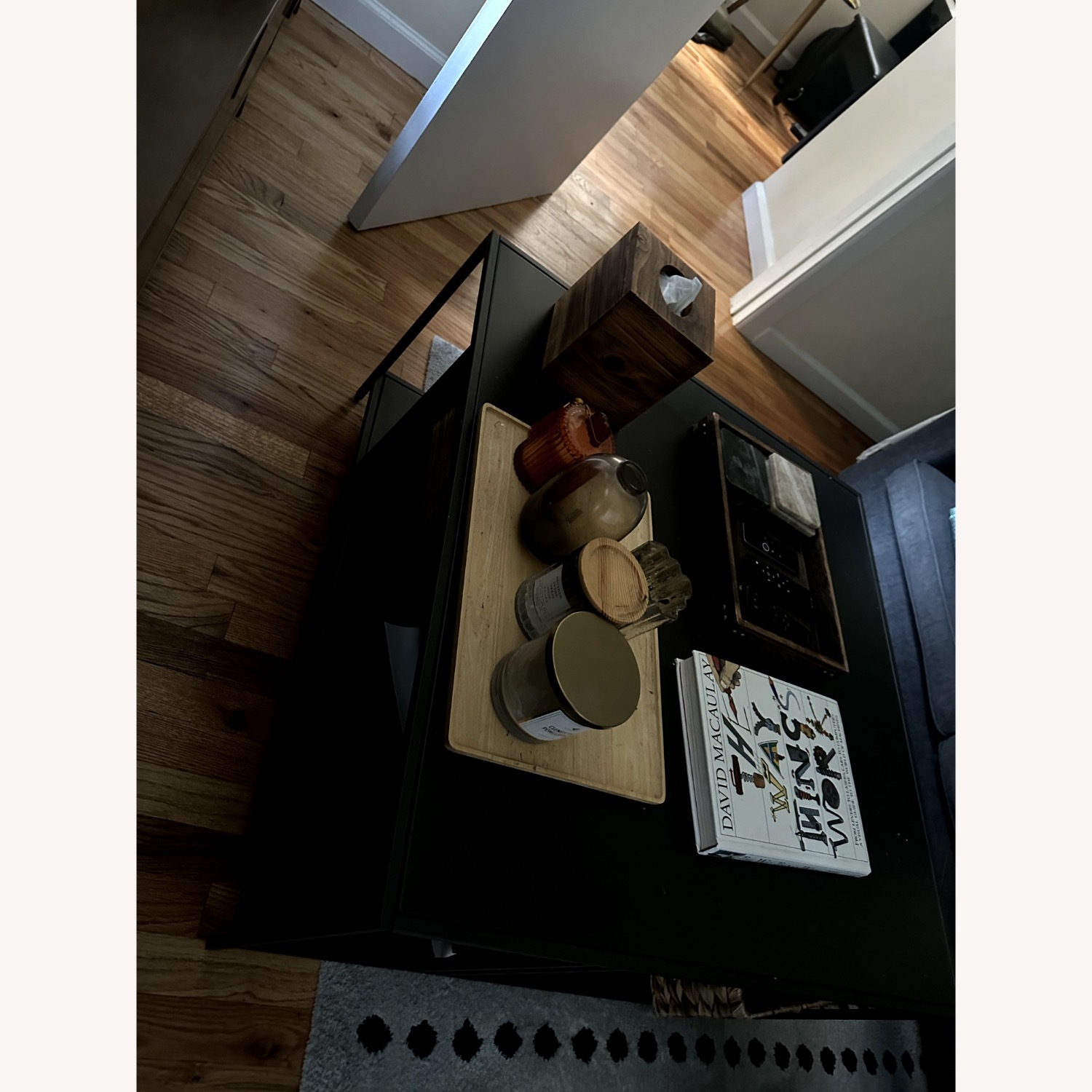 West Elm Black Profile Coffee Table (34") - image-4