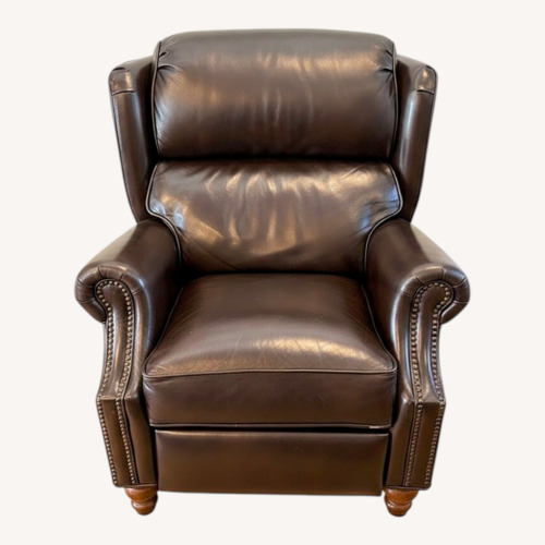Used Raymour & Flanigan Leather Recliner for sale on AptDeco