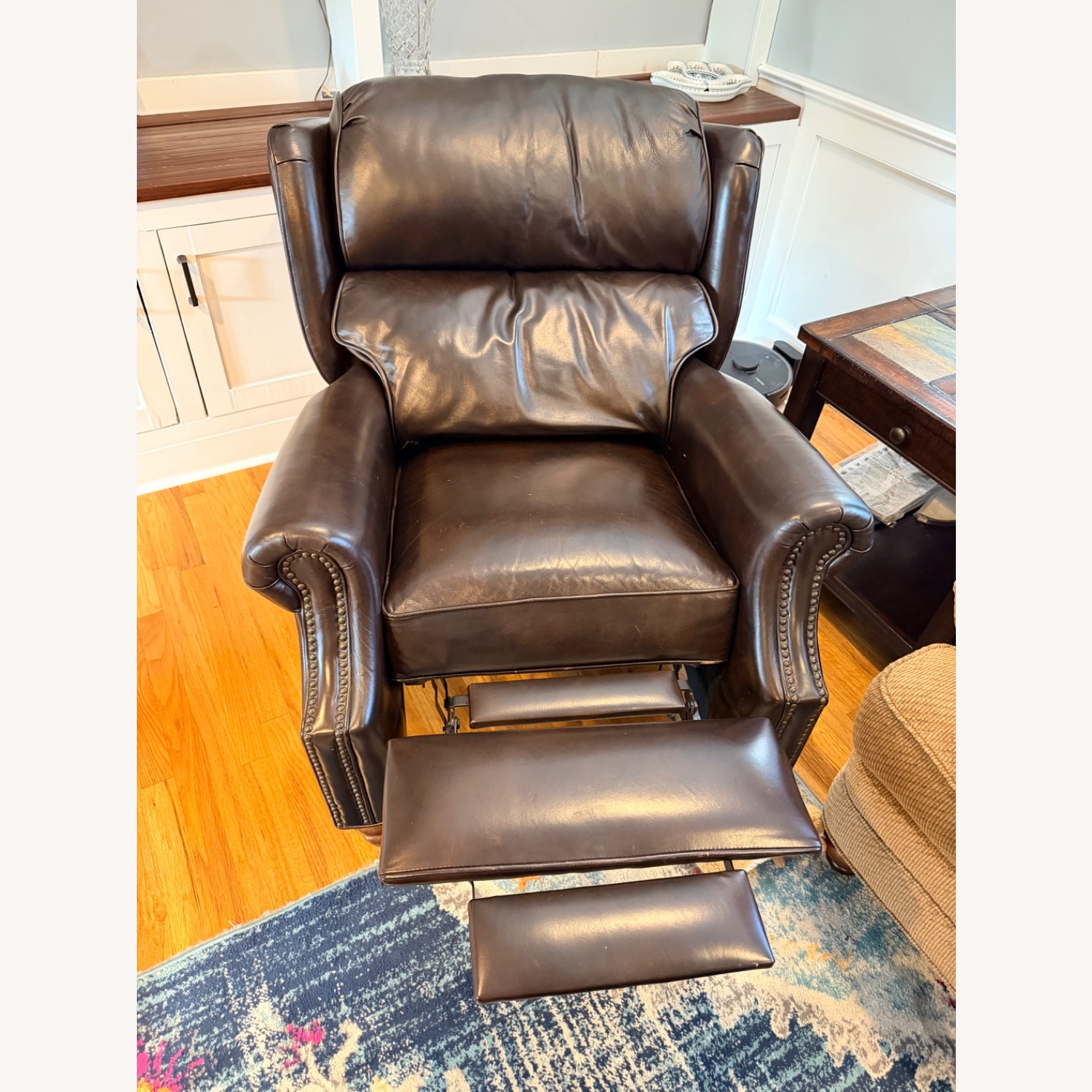 Raymour & Flanigan Leather Recliner  - image-4