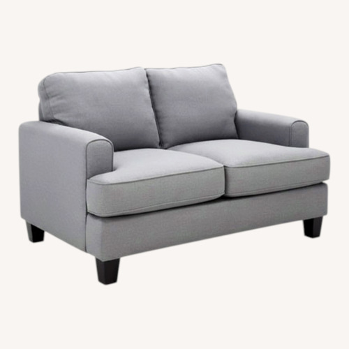 Used Raymour & Flanigan Alphie Light Gray 2 Seater Sofa for sale on AptDeco