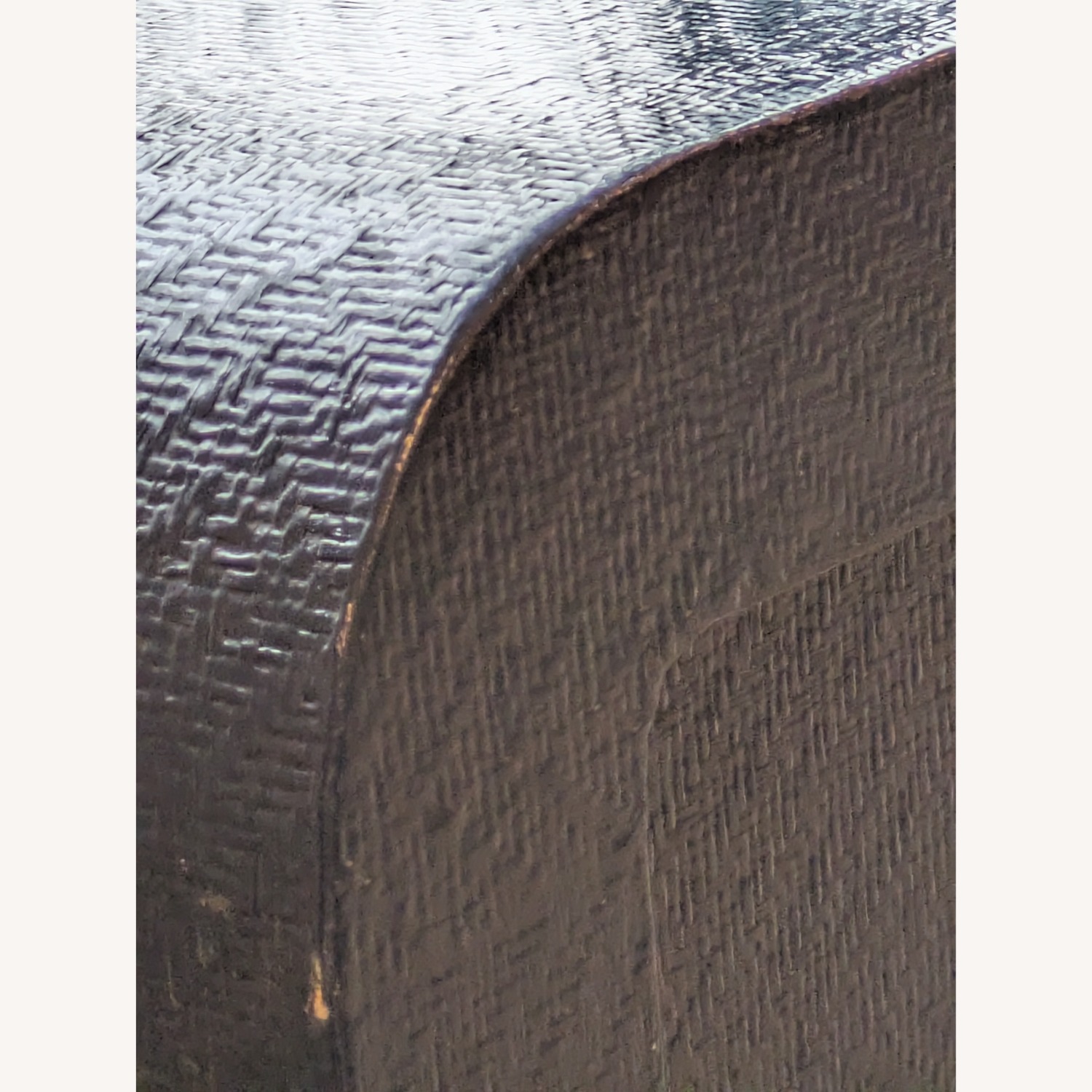 Harrison Van Horn Waterfall Corners Raffia Desk - image-5