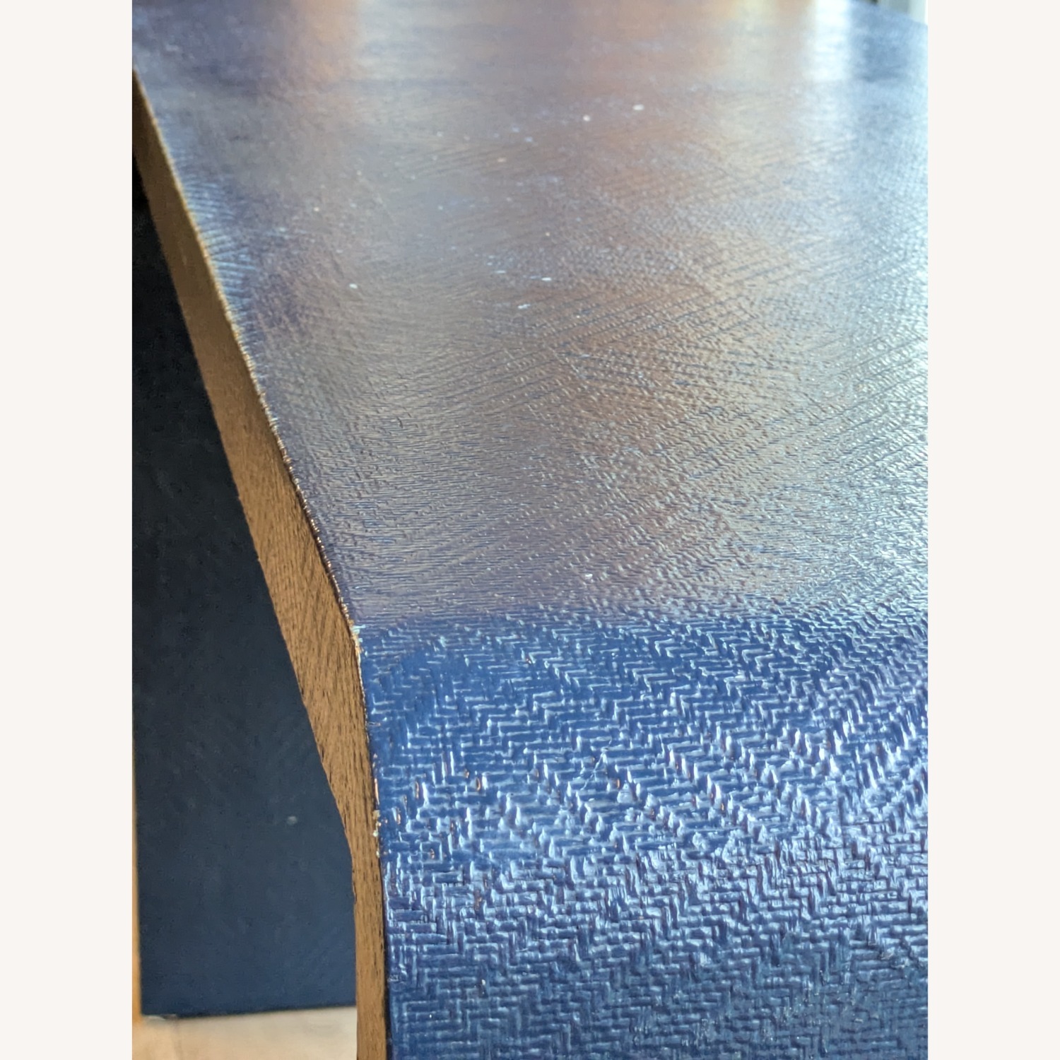 Harrison Van Horn Waterfall Corners Raffia Desk - image-13