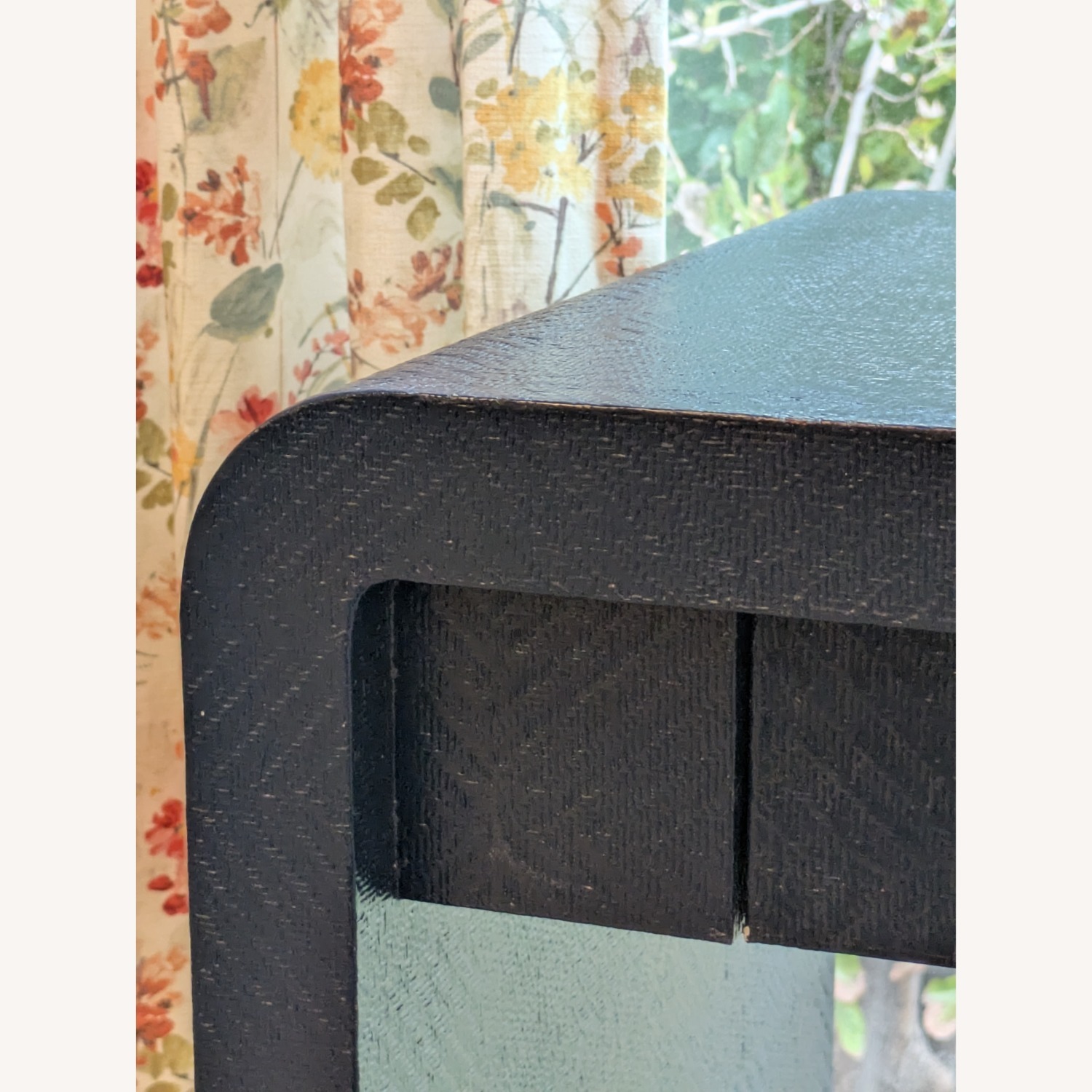 Harrison Van Horn Waterfall Corners Raffia Desk - image-11