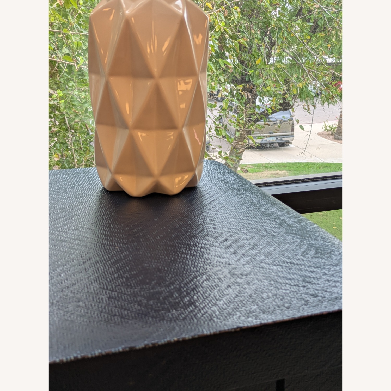 Harrison Van Horn Waterfall Corners Raffia Desk - image-25