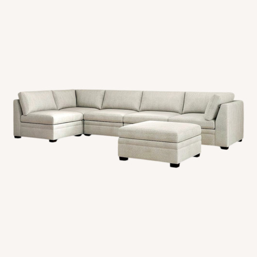 Used Thomasville Tisdale Sectional 6-piece Taupe for sale on AptDeco