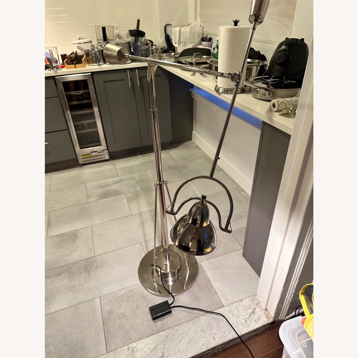Restoration Hardware Swing Arm Floor Lamp - image-3