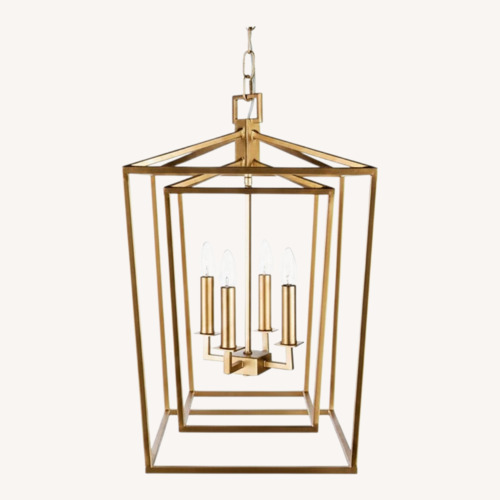 Used Bellair Gold Metal Ceiling Lamps for sale on AptDeco