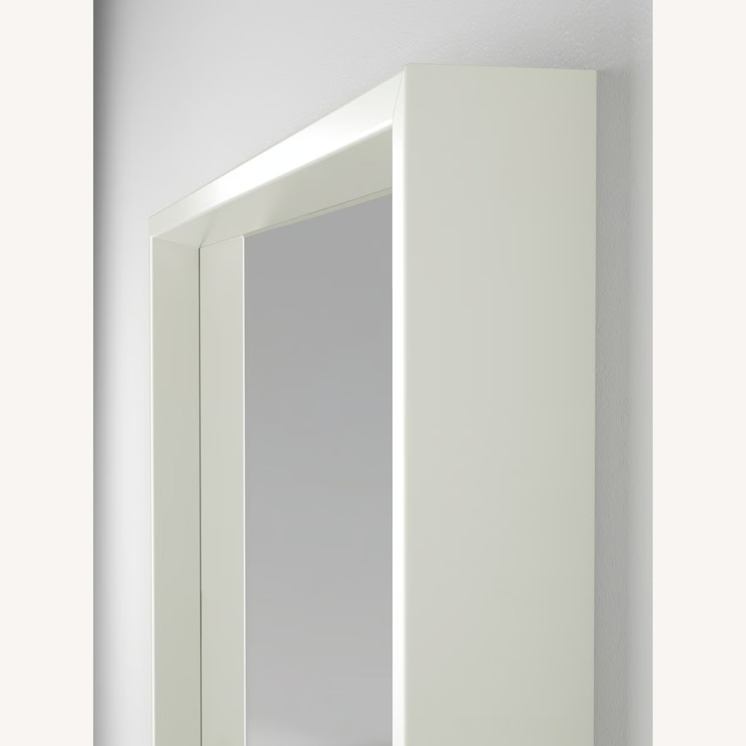 IKEA NISSEDAL White Glass Vanity Mirror - image-2