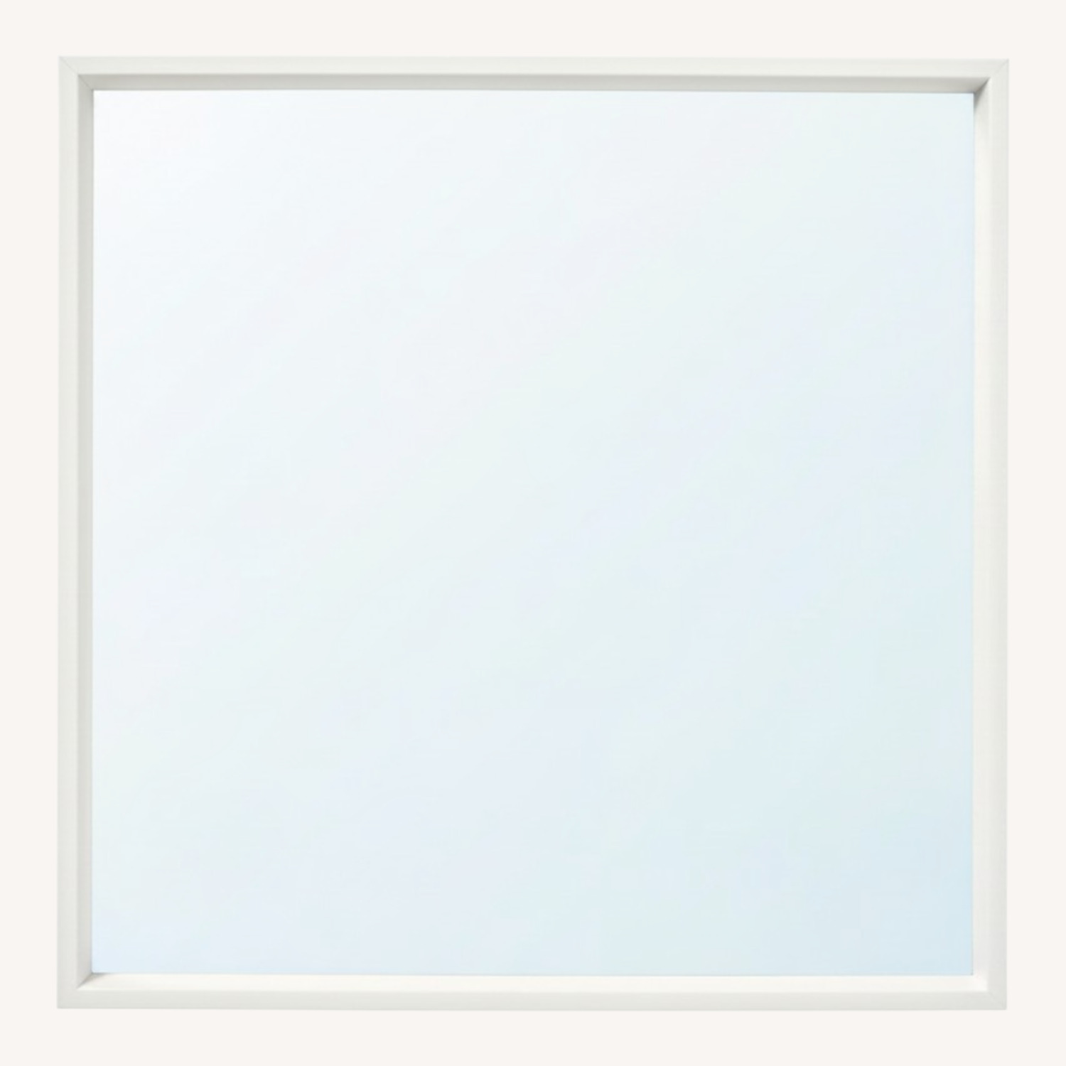 IKEA NISSEDAL White Glass Vanity Mirror - image-0