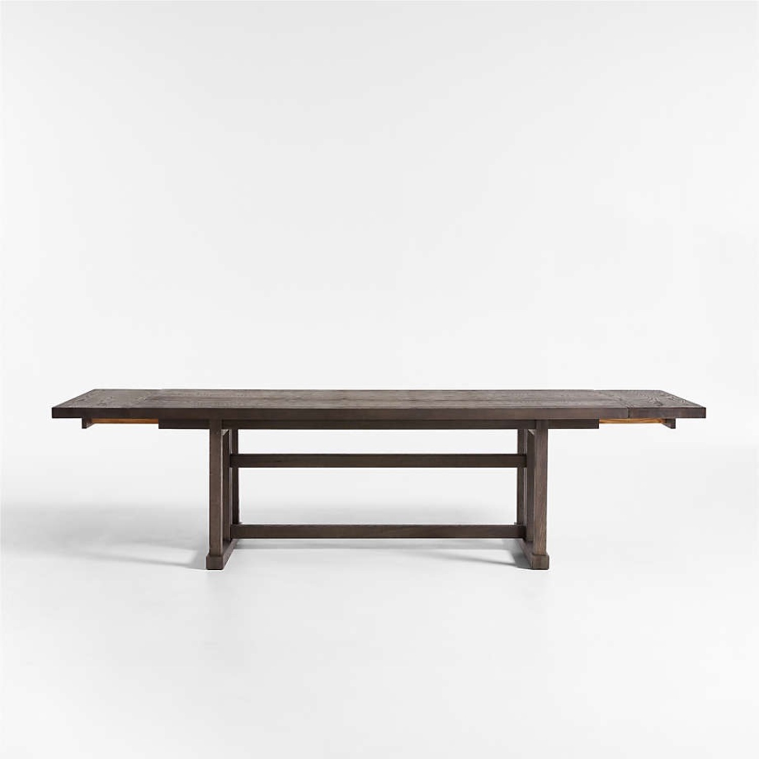 Crate & Barrel Eastham Dark Brown Wood Dining Table - image-3