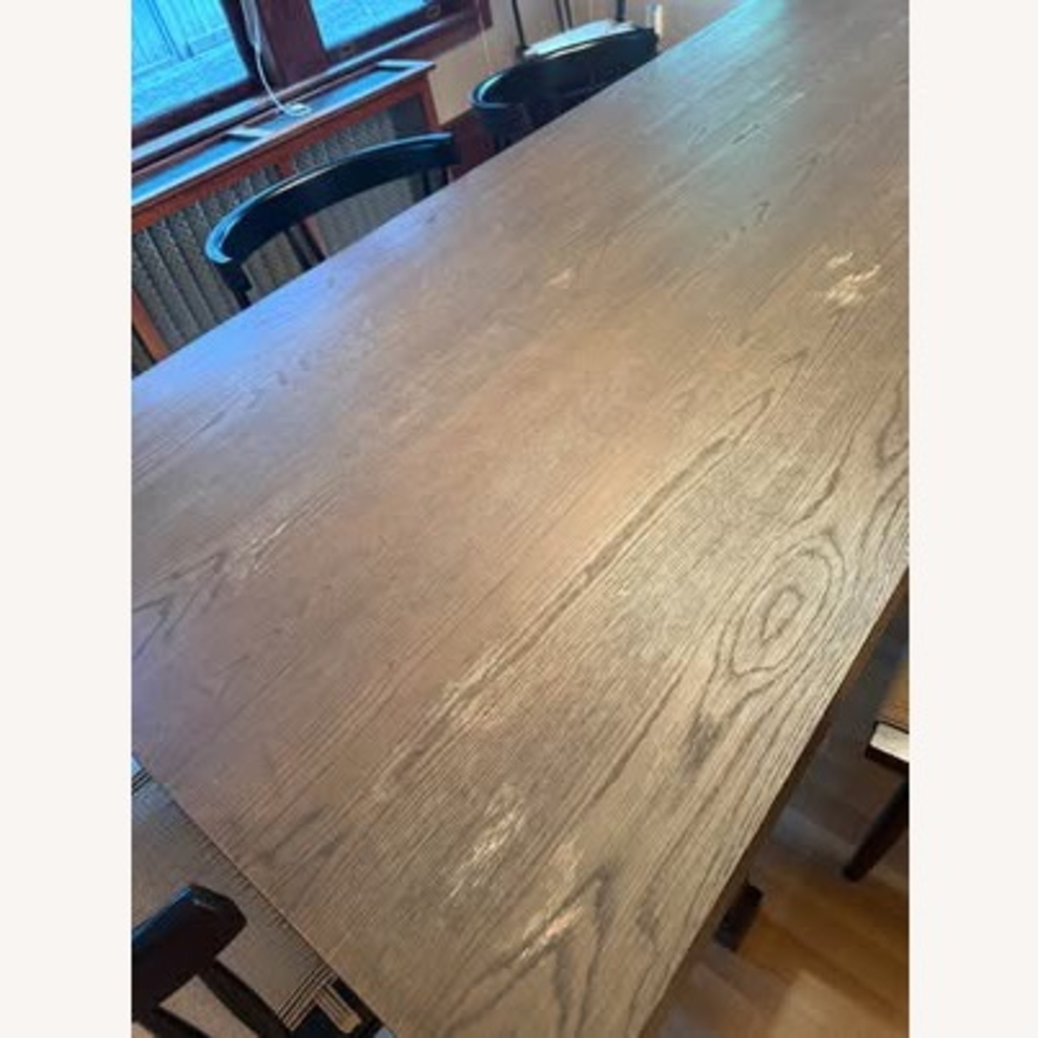 Crate & Barrel Eastham Dark Brown Wood Dining Table - image-2