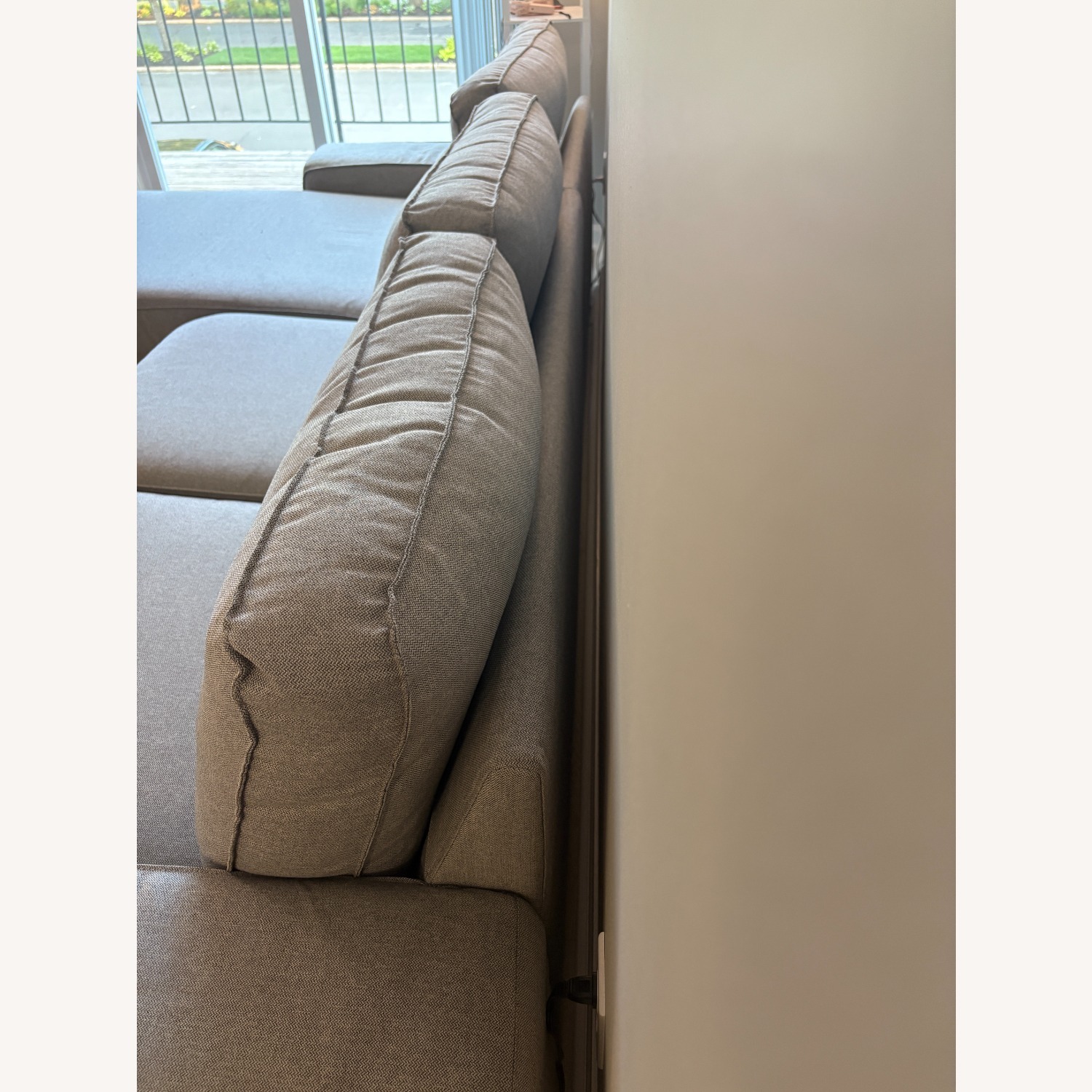 IKEA Kivik Sofa Sectional With Chaise, Light Gr - image-5