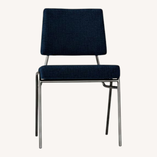 Used West Elm Wire Frame Performance Fabric Dining Chairs for sale on AptDeco