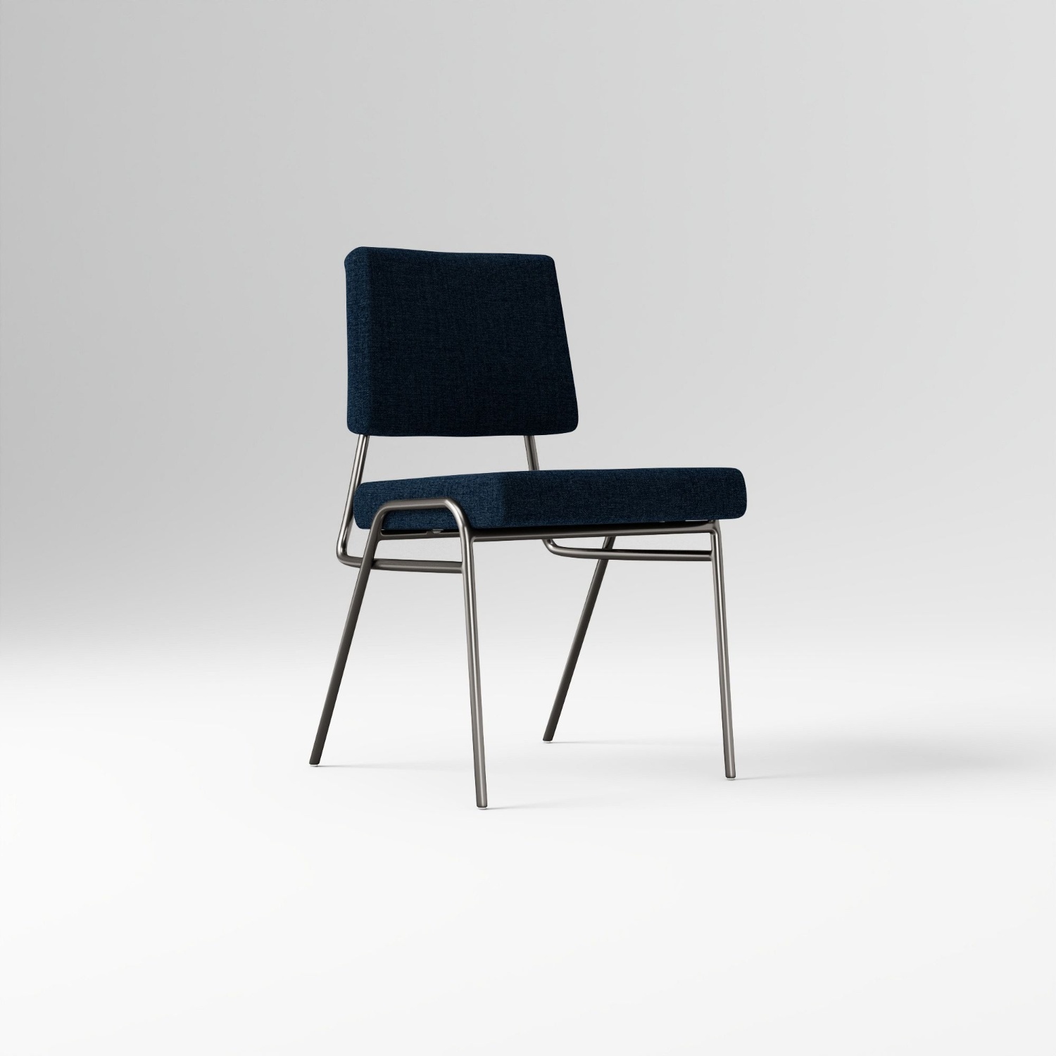 West Elm Wire Frame Performance Fabric Dining Chairs - image-4